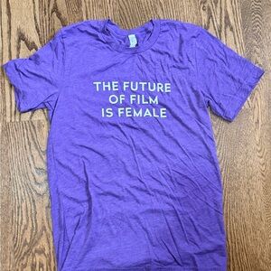 Purple Future of Film is Female T-Shirt